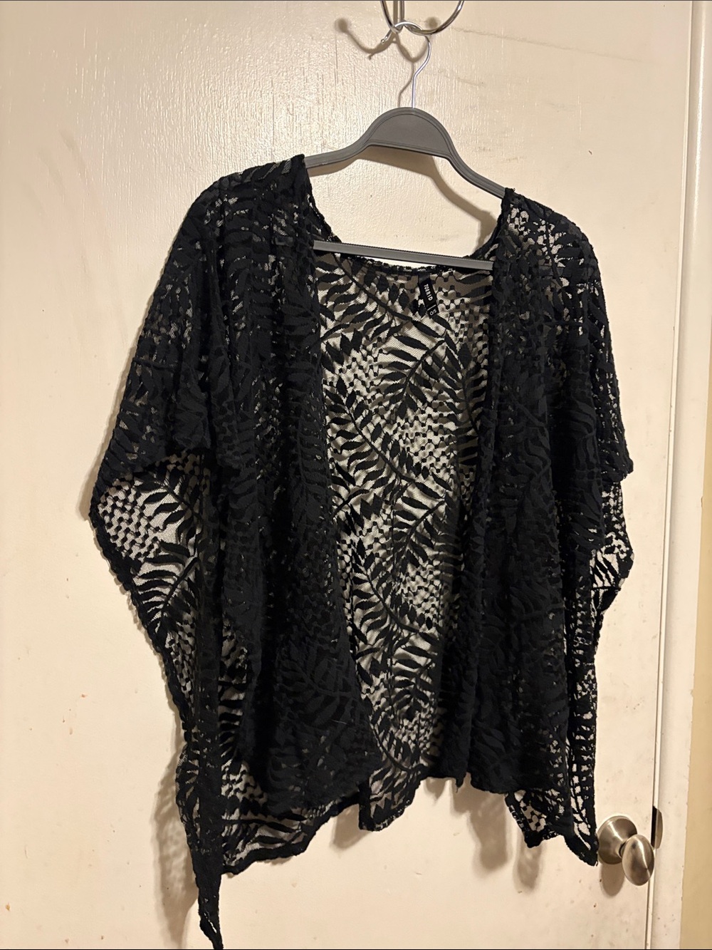 torrid Black Lace Kimono Wrap